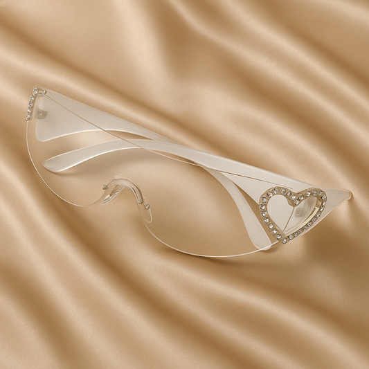 LAYALI Heart Handle Sunglasses