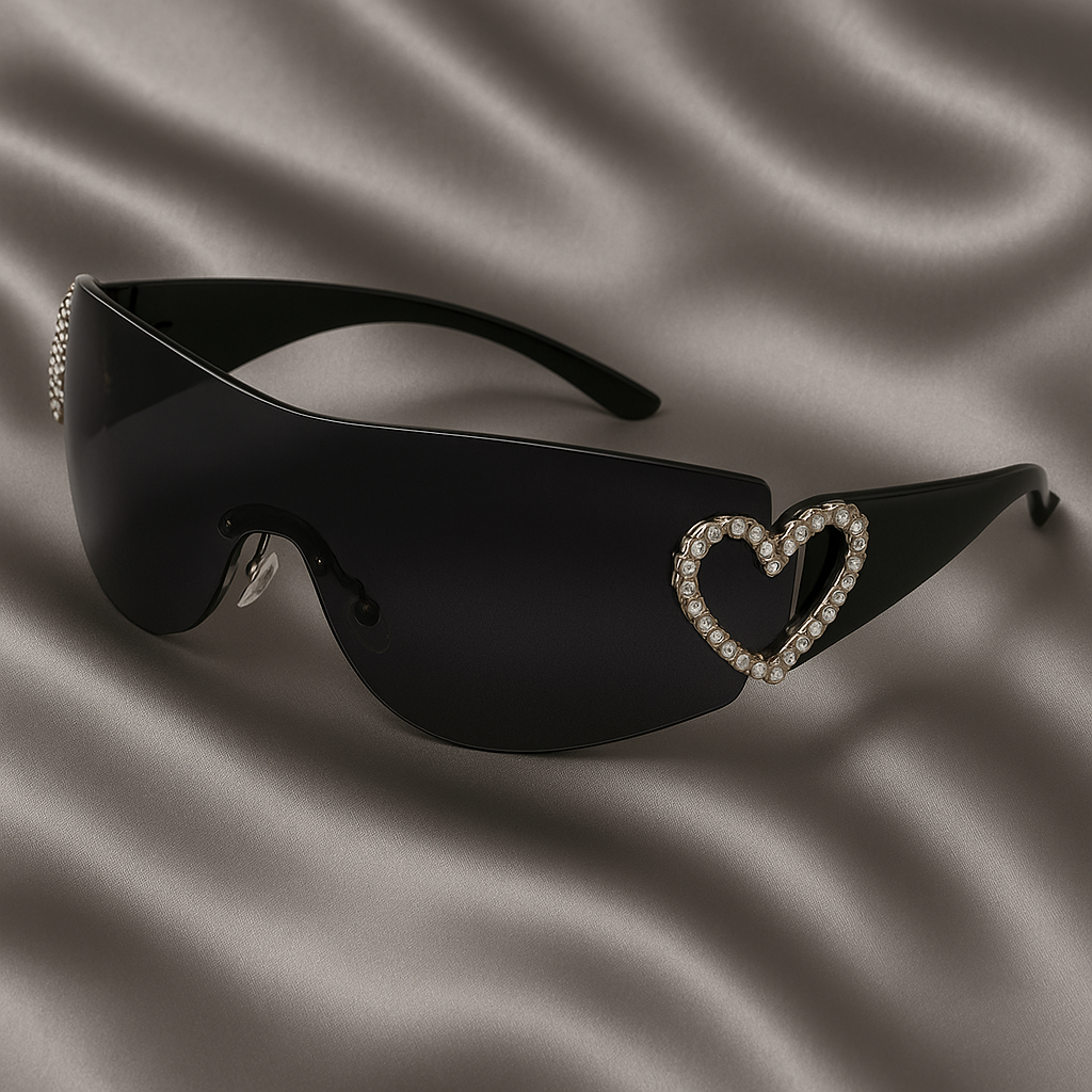 LAYALI Heart Handle Sunglasses