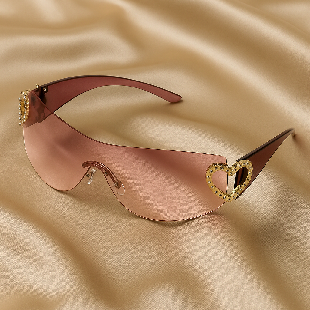 LAYALI Heart Handle Sunglasses